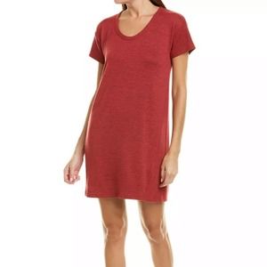 Rag & bone cranberry Clara torqued tee dress